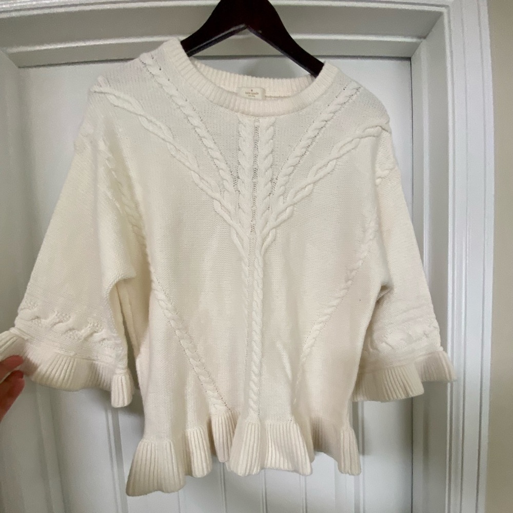 Kate Spade Broome Street cable knit sweater, NWT